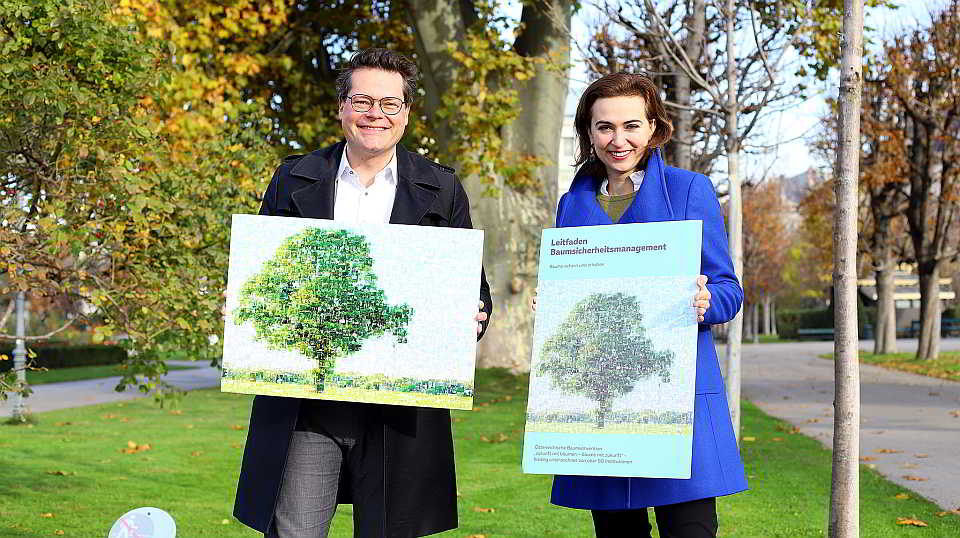 Wiens Klimastadtrat Jürgen Czernohorszky und Justizministerin Alma Zadić. Foto: PID/Martin Votava