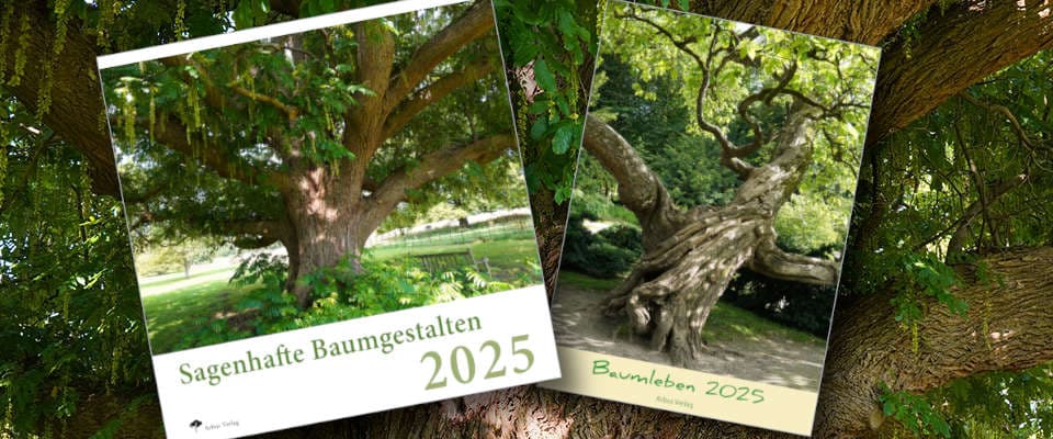 Titelbilder der zwei Kalender von Peter Klug
