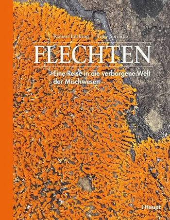 Flechten Buchcover mit der Abbildung einer Flechtenart