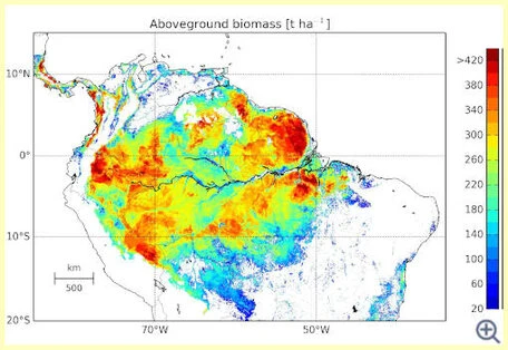 ICESat Grafik mit Daten des Satelliten ICESat