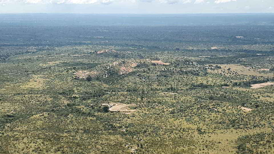 Luftaufnahme vom Krüger Nationalpark