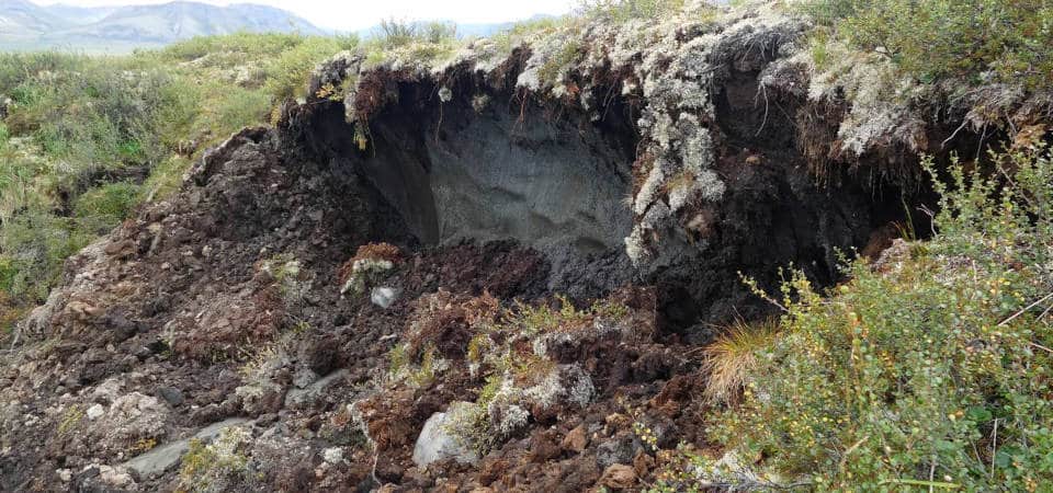 Tauender Permafrostboden